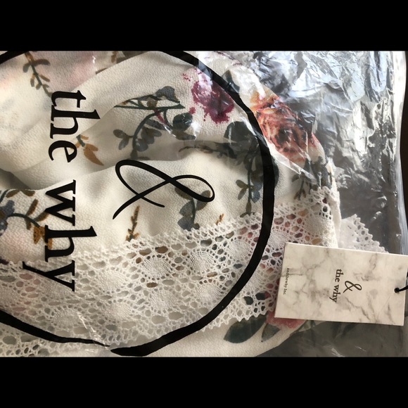 White Floral Long Sleeve Kimono Size OS - Picture 4 of 7